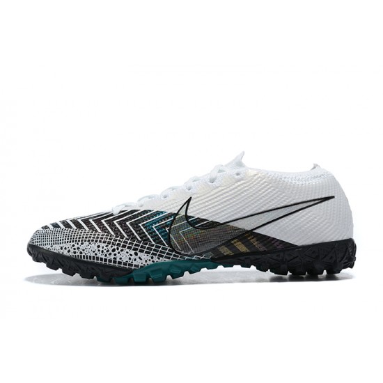 Nike Mercurial Vapor 13 Elite TF Green White Black Low Men Football Boots