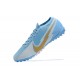 Nike Mercurial Vapor 13 Elite TF White Blue Gold Low Men Football Boots