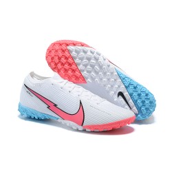 Nike Mercurial Vapor 13 Elite TF White Blue Pink Black Low Men Football Boots