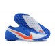 Nike Mercurial Vapor 13 Elite TF White Orange Blue Low Men Football Boots