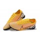 Nike Mercurial Vapor 13 Elite TF Yellow White Black Low Men Football Boots