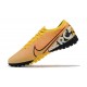 Nike Mercurial Vapor 13 Elite TF Yellow White Black Low Men Football Boots