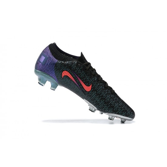 Nike Mercurial Vapor VII 13 Elite FG Black Orange Black Low Men Football Boots