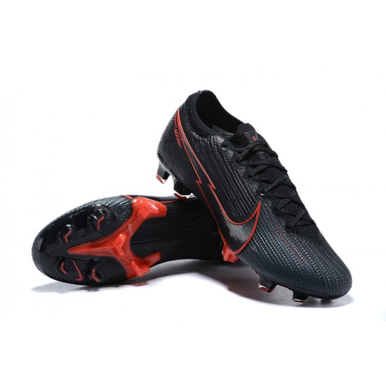 Nike Mercurial Vapor VII 13 Elite FG Black Orange Low Men Football Boots