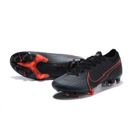 Nike Mercurial Vapor VII 13 Elite FG Black Orange Low Men Football Boots