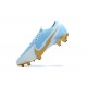 Nike Mercurial Vapor VII 13 Elite FG Blue Gold White Low Men Football Boots