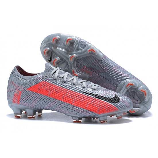 Nike Mercurial Vapor VII 13 Elite FG Gray Orange Black Low Men Football Boots