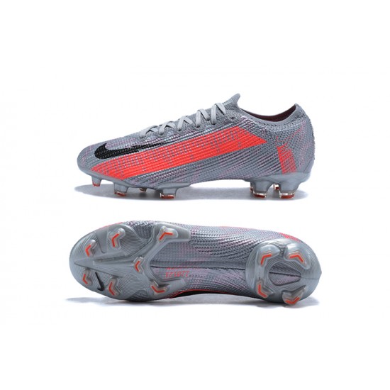 Nike Mercurial Vapor VII 13 Elite FG Gray Orange Black Low Men Football Boots