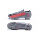 Nike Mercurial Vapor VII 13 Elite FG Gray Orange Black Low Men Football Boots