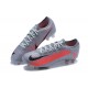 Nike Mercurial Vapor VII 13 Elite FG Gray Orange Black Low Men Football Boots