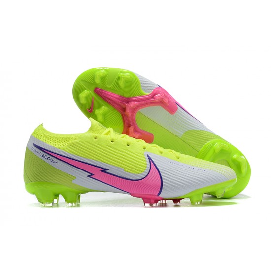 Nike Mercurial Vapor VII 13 Elite FG Light/Yellow Pink Black White Low Men Football Boots