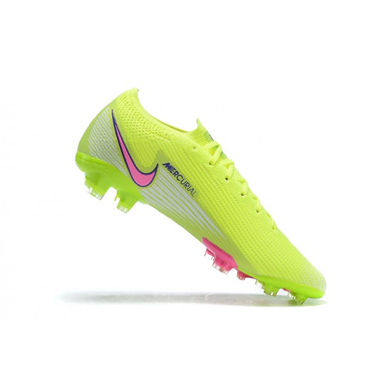 Nike Mercurial Vapor VII 13 Elite FG Light/Yellow Pink Black White Low Men Football Boots