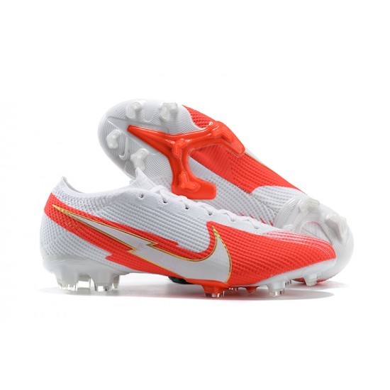 Nike Mercurial Vapor VII 13 Elite FG Orange White Lce Low Men Football Boots