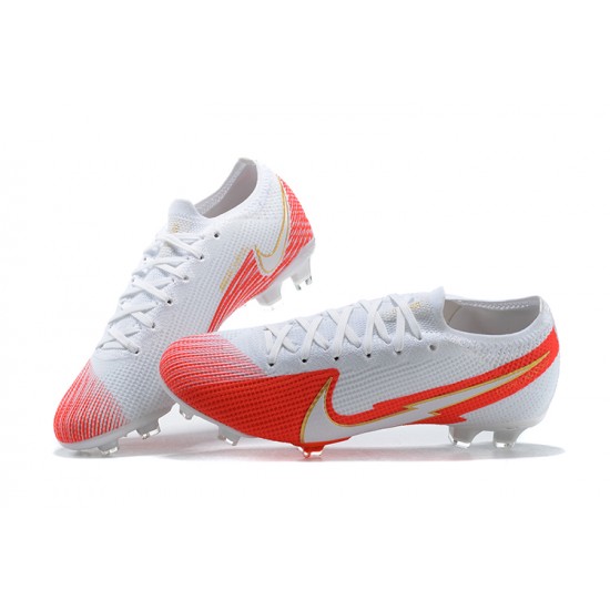 Nike Mercurial Vapor VII 13 Elite FG Orange White Lce Low Men Football Boots