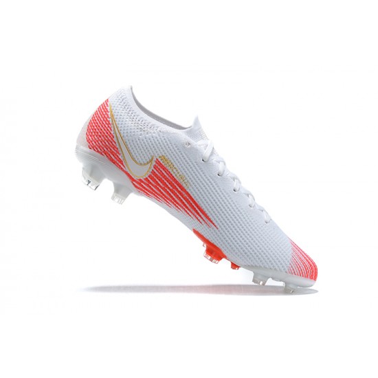 Nike Mercurial Vapor VII 13 Elite FG Orange White Lce Low Men Football Boots