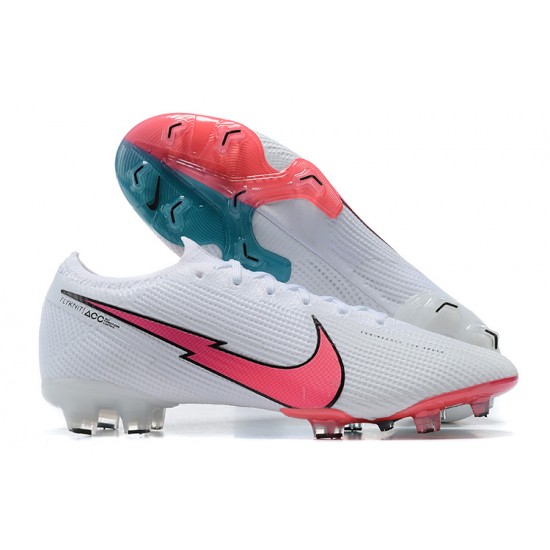 Nike Mercurial Vapor VII 13 Elite FG White Pink Blue Green Low Men Football Boots