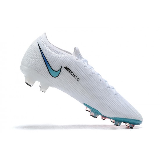 Nike Mercurial Vapor VII 13 Elite FG White Pink Blue Green Low Men Football Boots