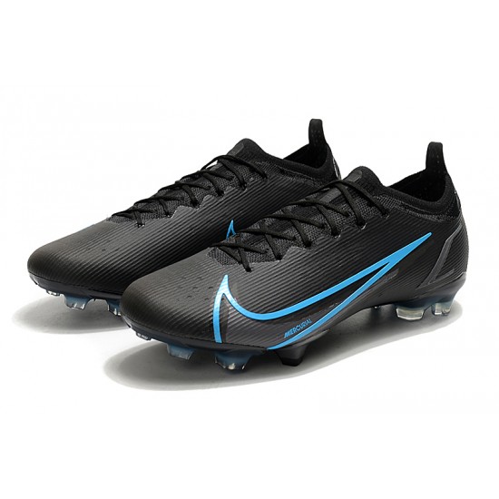 Nike Mercurial Vapor XIV Elite FG Low Black Blue Men Football Boots