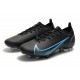 Nike Mercurial Vapor XIV Elite FG Low Black Blue Men Football Boots