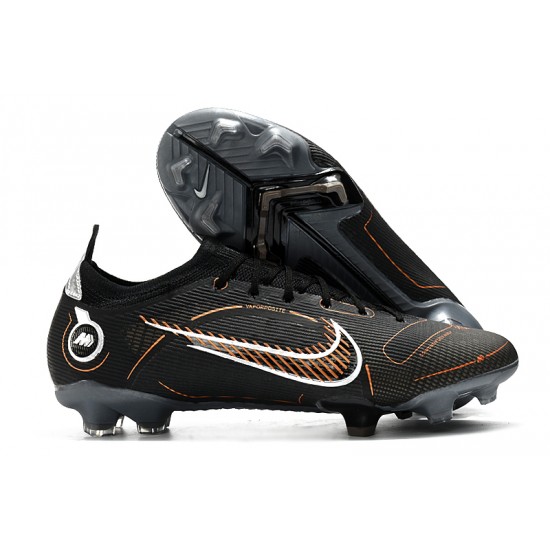 Nike Mercurial Vapor XIV Elite FG Low Sliever Black Brow Men Football Boots