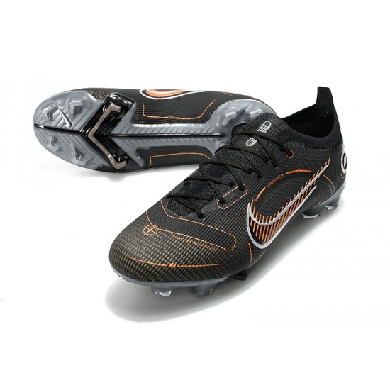 Nike Mercurial Vapor XIV Elite FG Low Sliever Black Brow Men Football Boots