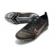 Nike Mercurial Vapor XIV Elite FG Low Sliever Black Brow Men Football Boots