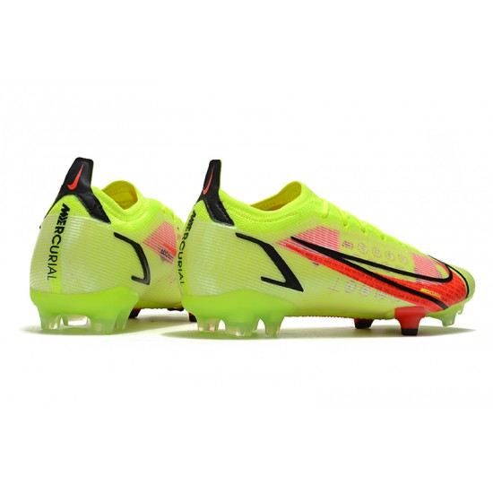 Nike Mercurial Vapor XIV Elite FG Low Yellow Orange Men Football Boots