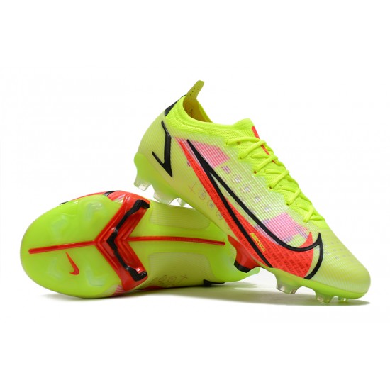 Nike Mercurial Vapor XIV Elite FG Low Yellow Orange Men Football Boots