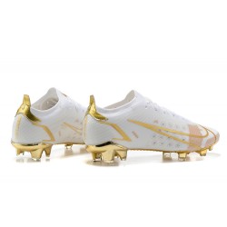 Nike Mercurial Vapor XIV Elite FG White Gold Low Men Football Boots