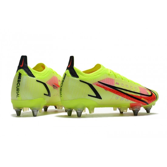 Nike Mercurial Vapor XIV Elite SG PRO Anti Clog Low Chartreuse Men Football Boots