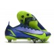 Nike Mercurial Vapor XIV Elite SG PRO Anti Clog Low Deep Blue Yellow Men Football Boots