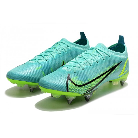 Nike Mercurial Vapor XIV Elite SG PRO Anti Clog Low Turqoise Men Football Boots