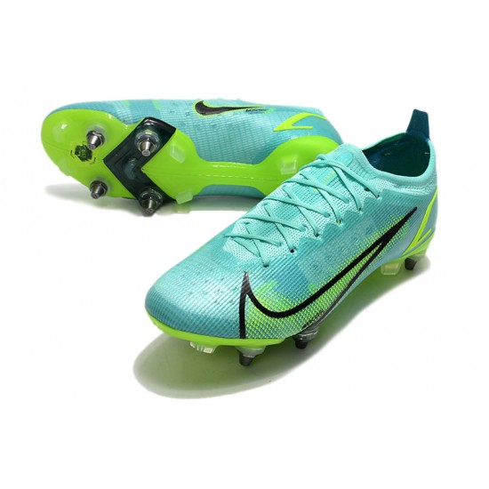 Nike Mercurial Vapor XIV Elite SG PRO Anti Clog Low Turqoise Men Football Boots