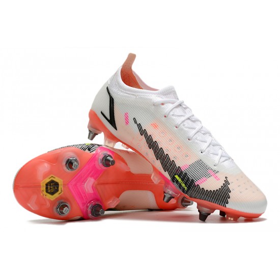 Nike Mercurial Vapor XIV Elite SG PRO Anti Clog Low White Men Football Boots