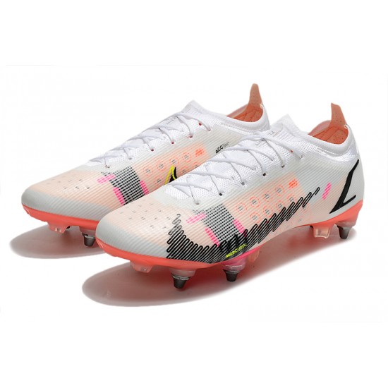 Nike Mercurial Vapor XIV Elite SG PRO Anti Clog Low White Men Football Boots