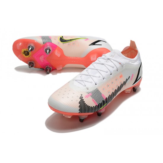 Nike Mercurial Vapor XIV Elite SG PRO Anti Clog Low White Men Football Boots