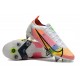 Nike Mercurial Vapor XIV Elite SG PRO Anti Clog Low White Pink Men Football Boots