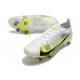 Nike Mercurial Vapor XIV Elite SG PRO Anti Clog Low White Yellow Men Football Boots