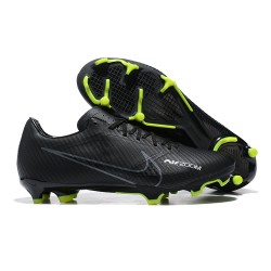 Nike Mercurial Vapor XV FG Black Green Men Low Football Boots