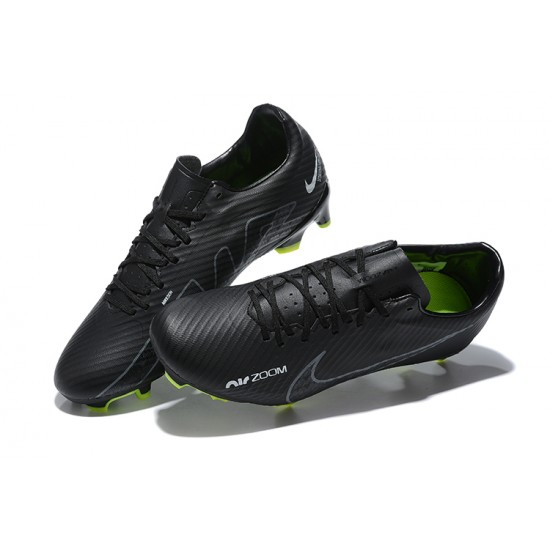 Nike Mercurial Vapor XV FG Black Green Men Low Football Boots