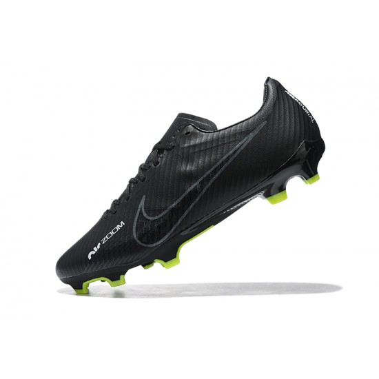 Nike Mercurial Vapor XV FG Black Green Men Low Football Boots