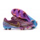 Nike Mercurial Vapor XV FG Deepwine Gold Blue Men Low Football Boots