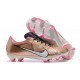 Nike Mercurial Vapor XV FG Gold Pink Black White Men Low Football Boots