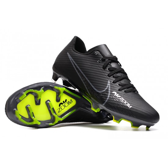 Nike Mercurial Vapor XV FG Low Black Yellow Men Football Boots