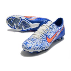 Nike Mercurial Vapor XV FG Low White Blue Men Football Boots