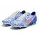 Nike Mercurial Vapor XV FG Low White Blue Men Football Boots