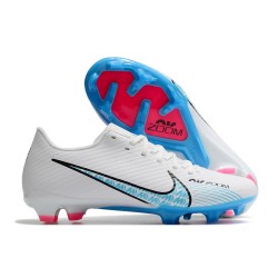 Nike Mercurial Vapor XV FG Low White Light Blue Men Football Boots