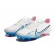Nike Mercurial Vapor XV FG Low White Light Blue Men Football Boots