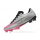 Nike Mercurial Vapor XV FG Silver Pink Black Men Low Football Boots