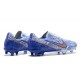 Nike Mercurial Vapor XV FG White Gold Blue Men Low Football Boots